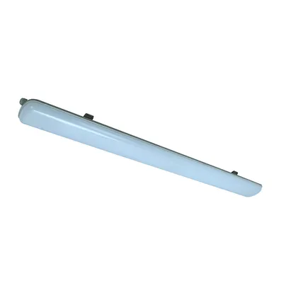 IP65 5FT European Clean and Slim Weatherproof Fixture, Vapor Proof LED Tri-Proof Light
