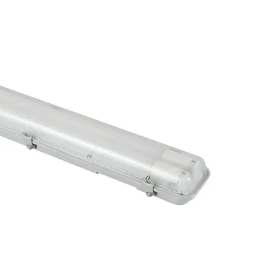 IP65 Ik08 Tri-Proof T8 Fluorescent Tube 2*9W Lighting Fixture LED Waterproof Dust-Proof Light with Surface / Chain Mounted