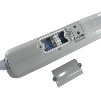 No Clips LED IP65 Linear Light 130lm/W Waterproof Corrosion Proof Tri-Proof Light