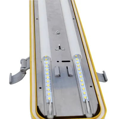 PC Transparent Cover LED SMD2835 Tri-Proof Light with Yellow Base