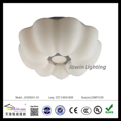 Bread Shape Glass Ceiling Lamp